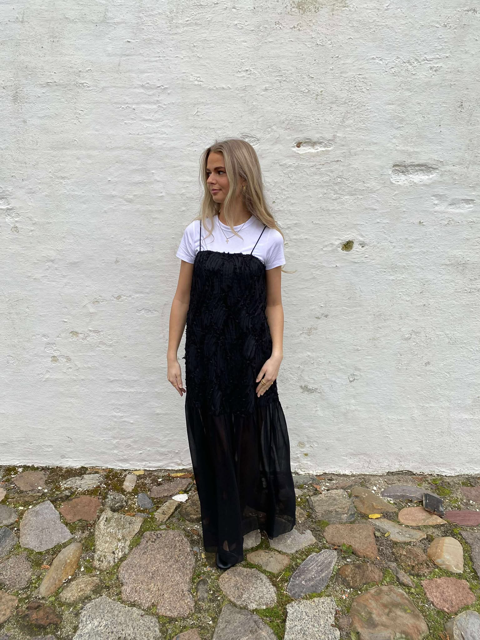 VISILLA Long Dress - Black
